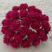 Набор 5 декоративных розочек Fuschia Pink, 25 мм
