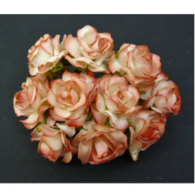 Набор 5 диких розочек персикового цвета, 30 мм