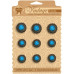 Набір брадс Blue Vintage Marble від Creative Charms, 9 шт