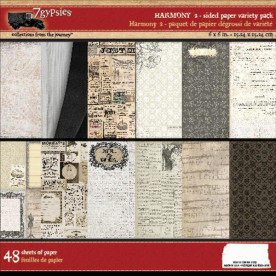 Набір паперу Harmony 15х15 см 12 сторінок від компанії 7 Gypsies