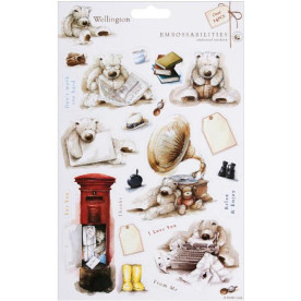 Набор наклеек с тиснением For You, компании Docrafts