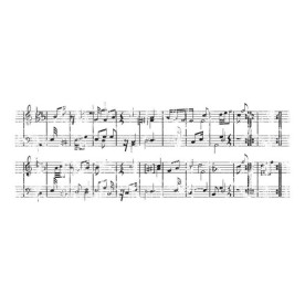 Акриловый штамп Sheet Music 13х5 см, Kaisercraft