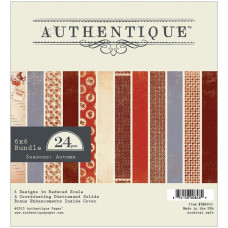 Набор бумаги Seasons: Autumn 15х15 см 12 листов от Authentique Paper
