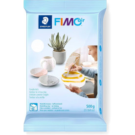 Пластика самозастигаюча, біла, 500 г, Fimo Air