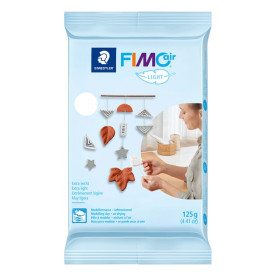 Пластика самозастигаюча, Light, белая, 125 г, Fimo Air