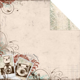 Двосторонній папір Mama-Razzi 2 30х30 см від Bo Bunny