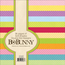 Набір паперу Soft Shades 15х15 см від компанії Bo Bunny