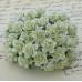 Набір 10 декоративних трояндочок Mint Green, 10 мм