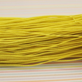 Круглый резиновый шнур желтого цвета, 1 м