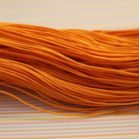 Круглий гумовий шнур оранжевого кольору, 1 м