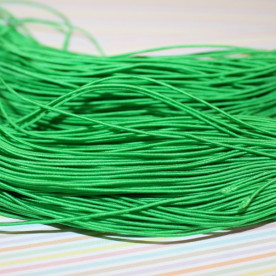 Круглый резиновый шнур зеленого цвета, 1 м