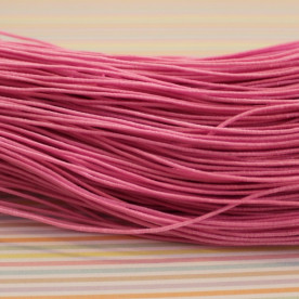 Круглый резиновый шнур розового цвета, 1 м