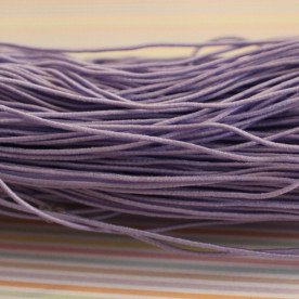 Круглий гумовий шнур бузкового кольору, 1 м