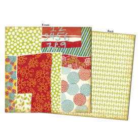 Двусторонняя бумага для скрапбукинга Mykonos: Tinos от 7gypsies