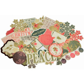 Набор высечек Merry and Bright 50 шт от Kaisercraft