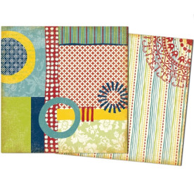 Двосторонній папір для скрапбукінгу Mykonos: Syros від 7gypsies