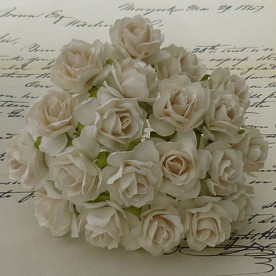 Набір 5 диких трояндочок Ivory, 30 мм