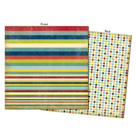 Двосторонній папір для скрапбукінгу Mykonos: Naxos від 7gypsies