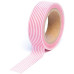 Бумажный скотч Stripe Pink 9 м, 15 мм от компании Queen and Co
