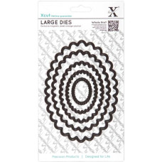 Ножі для вирізання Scalloped Oval 5 шт від компанії Docrafts