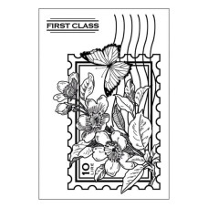 Акриловый штамп Postage, Hot Off The Press