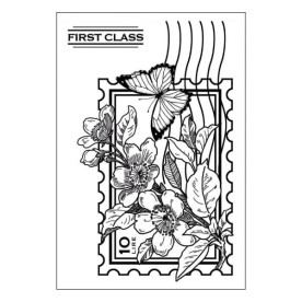 Акриловий штамп Postage, Hot Off The Press