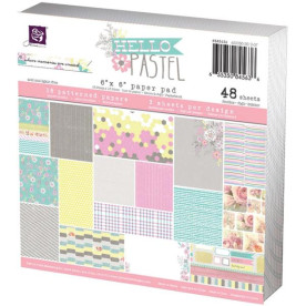 Набор бумаги Hello Pastel 16 листов, 15х15 см от Prima