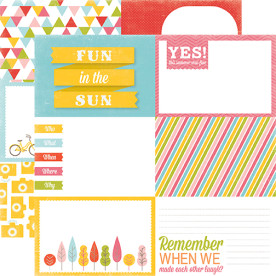 Двусторонняя бумага Fun In The Sun 30х30 см от Echo Park