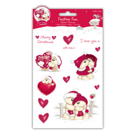 Набір наклейок With Love 17х12 см від компанії Fizzy Moon