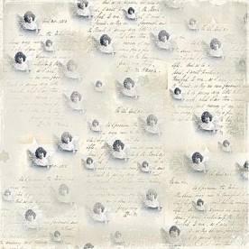 Односторонній папір Old Angel Script 30х30 см від Magnolia