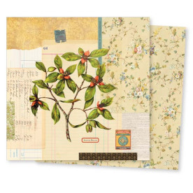 Двусторонняя бумага для скрапбукинга Conservatory: Flora от 7gypsies