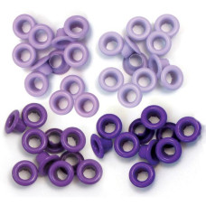 Люверси Standard Eyelets Purple фіолетового кольору 60 шт від We R Memory Keepers