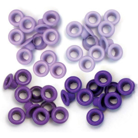 Люверсы Standard Eyelets Purple фиолетового цвета 60 шт от We R Memory Keepers