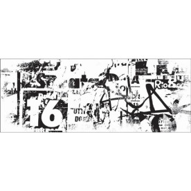 Акриловий штамп Graffiti 13х5 см, Kaisercraft