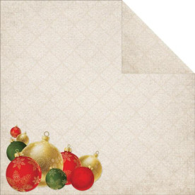 Двустороняя бумага Deck The Halls 30х30 см от Reminisce
