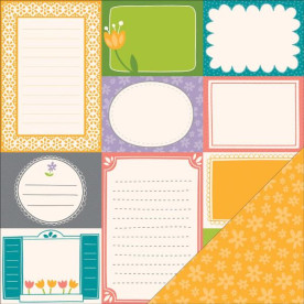 Двосторонній папір Happy Thoughts 30х30 см від Lawn Fawn