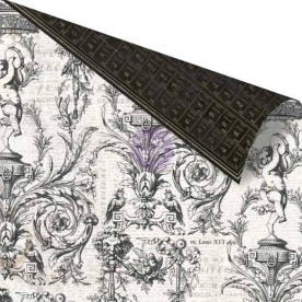 Лист двусторонней скрапбумаги, 30x30 см, Salvage District-Galerie d' Orleans, Prima