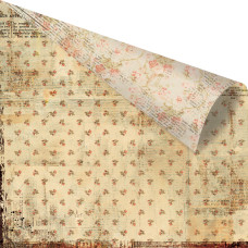 Лист двостороннього скраппаперу, 30x30 см, Vintage Emporium-Puccini, Prima