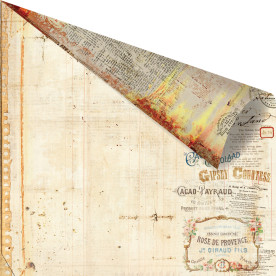 Лист двостороннього скраппаперу, 30x30 см, Vintage Emporium-Opera Seria, Prima