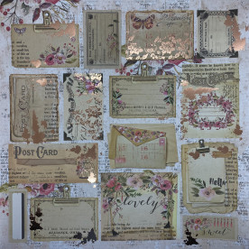 Двосторонній папір Rossi Belle - Sweet Souvenirs, 30х30 см, Prima