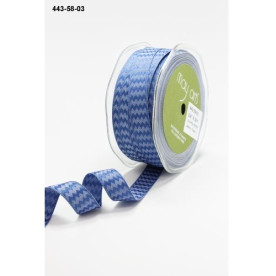 Стрічка Chevron Stripes Navy від компанії May Arts, 90 см