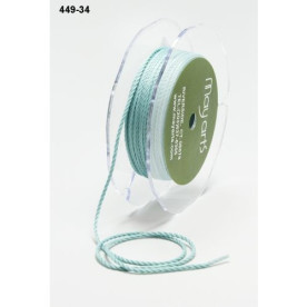 Шнур світло-блакитного кольору від компанії May Arts, 90 см