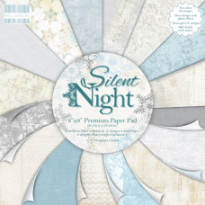 Набор бумаги Silent Night 20х20 см 16 листов, First Edition
