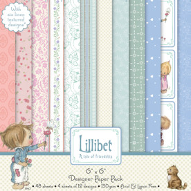 Набір паперу Lillibet 15х15 см 12 аркушів від Hallmark Cards