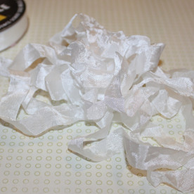 Шебби-лента Winter White от компании Hug Snug, 14 мм, 90 см