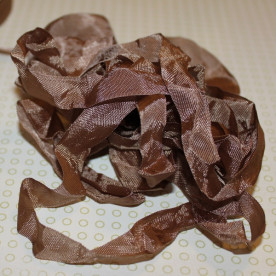 Шебби-лента Log Brown от компании Hug Snug, 14 мм, 90 см