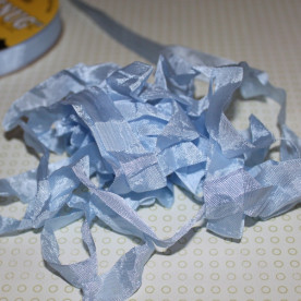 Шебби-лента Lace Blue от компании Hug Snug, 14 мм, 90 см