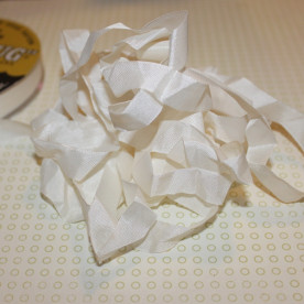 Шеббі-стрічка Chalk White від компанії Hug Snug, 14 мм, 90 см