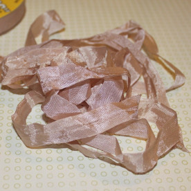 Шебби-лента Rose Beige от компании Hug Snug, 14 мм, 90 см