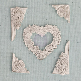 Набор украшений из гипса Ingvild Bolme - Ingvild Flower heart от Prima